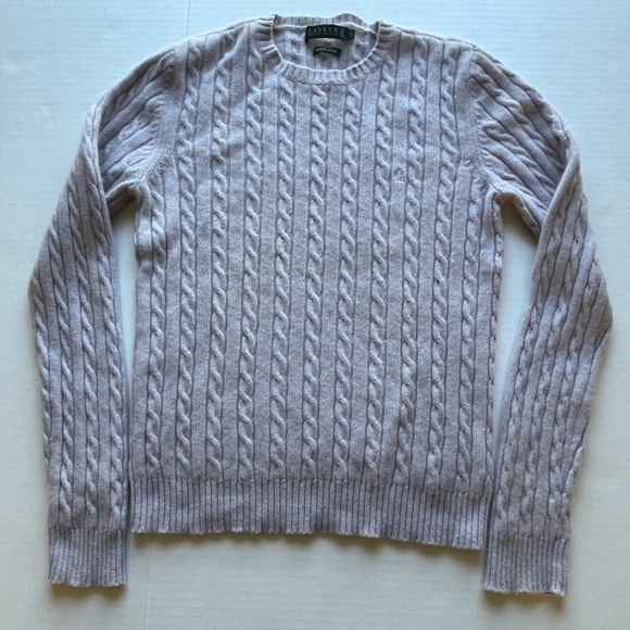 Lauren Ralph Lauren Sweaters - Lauren Ralph Lauren Women’s 100% Cashmere Cable Knit